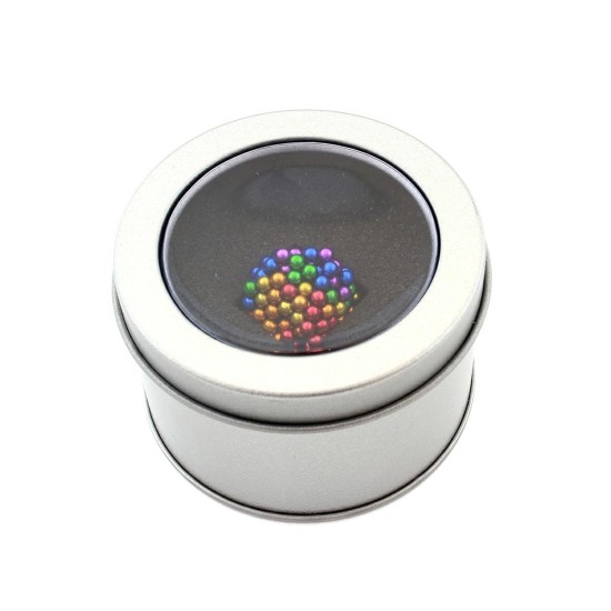 Magnetiniai rutuliukai 216 vnt. 3mm. "Spalvoti"
