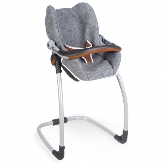 Maitinimo kėdutė lėlei SMOBY Maxi Cosi 3in1 Grey