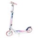 Aliuminis paspirtukas RAVEN ANABEL Navy/Pink su dideliais 20 cm. ratais Handbrake