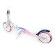 Aliuminis paspirtukas RAVEN ANABEL Navy/Pink su dideliais 20 cm. ratais Handbrake
