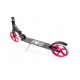 Aliuminis paspirtukas RAVEN STRAIGHT BLACK/PINK su dideliais 20 cm. ratais 