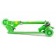 Paspirtukas scooter su led ratais Green