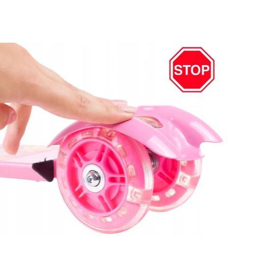 Paspirtukas scooter su led ratais Rose