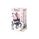 Lėlių vežimėlis su lopšiu Smoby Maxi - Cosi Quinny 3 in 1 Pink