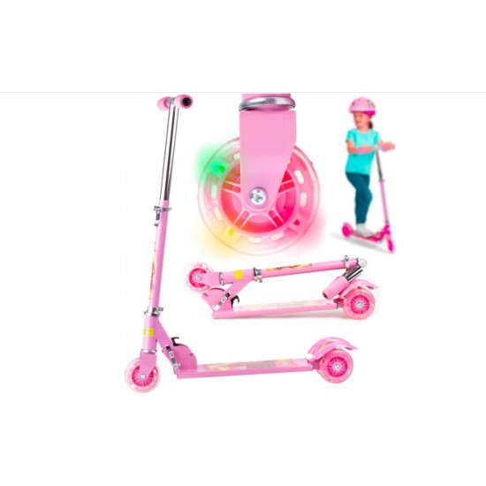 Paspirtukas scooter su led ratais Rose