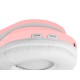 Belaidės „Bluetooth“ ausinės su LED ausimis Rose
