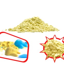 Natūralus kinetinis geltonas smėlis 1 kg. 