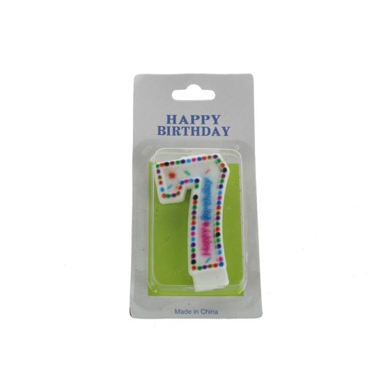 Gimtadienio žvakutė „Happy Birthday“