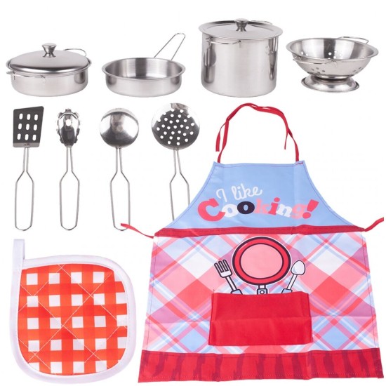 Metalinis indų rinkinys su 12 dalių “ Cooking” 