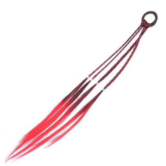 Plaukų elastinė juosta su pintomis juostelėmis 42 cm.