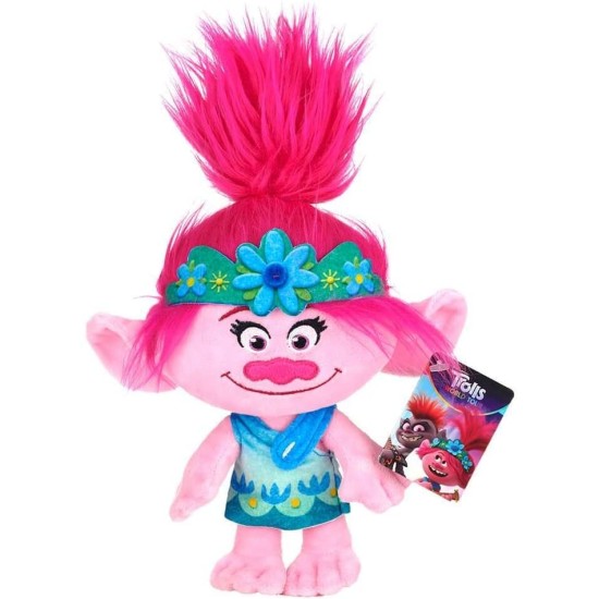 Pliušinis žaislas DreamWorks Trolls, rožinis, 30 cm.