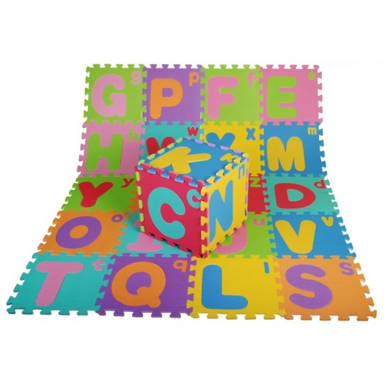 Minkštas EVA Edukacinis Kilimėlis - Dėlionė (puzzle) 26 dalys  31cmX31cm