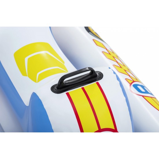 BESTWAY Pripučiamas sportinis automobilis 110x75cm.