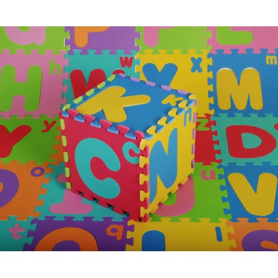 Minkštas EVA Edukacinis Kilimėlis - Dėlionė (puzzle) 26 dalys  31cmX31cm