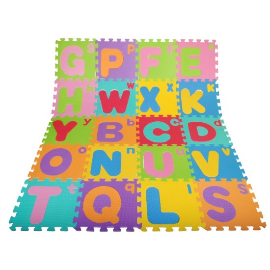 Minkštas EVA Edukacinis Kilimėlis - Dėlionė (puzzle) 26 dalys  31cmX31cm