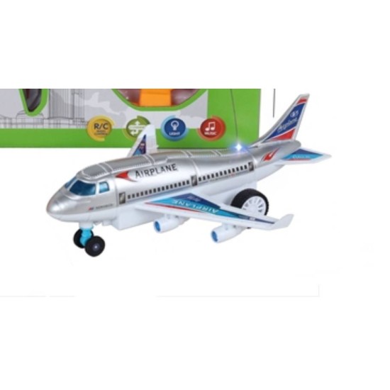 RC Lėktuvas Airbus su su pulteliu, LED šviesa ir garsu