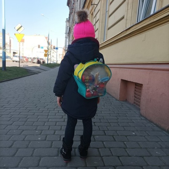 Muzikinių instrumentų rinkinys  su kuprine