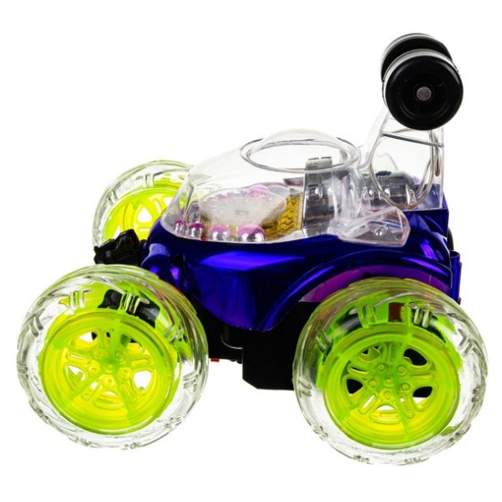 360° akrobatinis automobilis su pulteliu CRAZY TWISTER ir ledinėmis šviesomis 