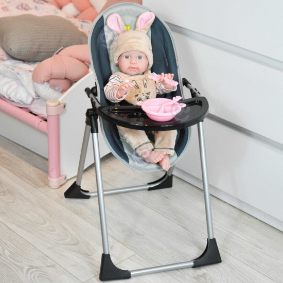 Maitinimo kėdutė lėlei WOOPIE Royal 5in1