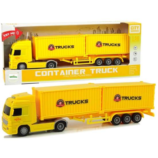 Sunkvežimis su šviesa ir garsais ,,Container Trucks"