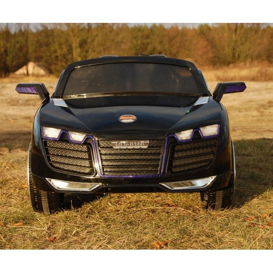 Elektromobilis vaikams ROADSTER EXCLUSIVE Lakuotas QLS8188 Black