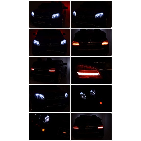 Elektromobilis vaikams Mercedes GLS63 juodas