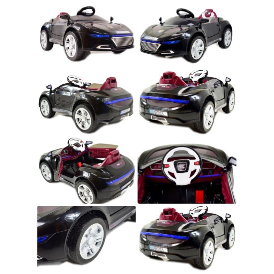 Elektromobilis vaikams ROADSTER EXCLUSIVE A228 Black