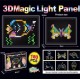 3D magiška šviečianti lentelė