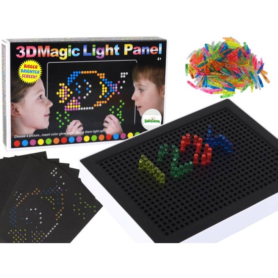 3D magiška šviečianti lentelė