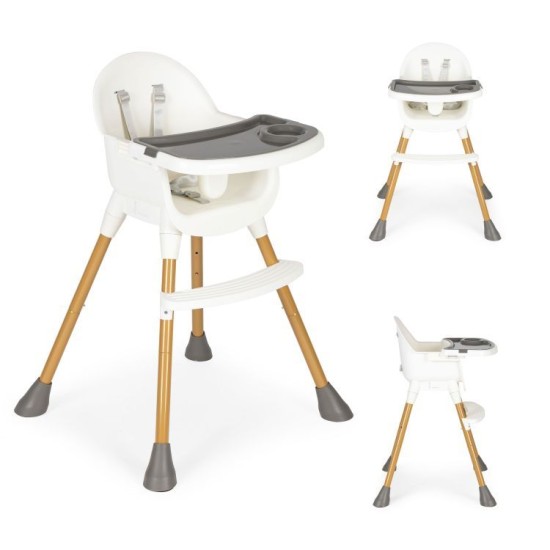 Maitinimo kėdutė Ecotoys White