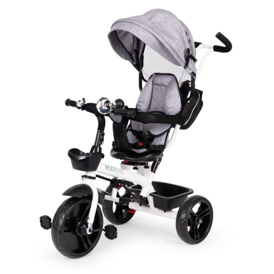 Vaikiškas triratukas Ecotoys GREY New