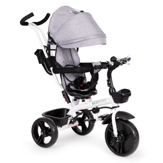 Vaikiškas triratukas Ecotoys GREY New