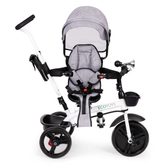 Vaikiškas triratukas Ecotoys GREY New