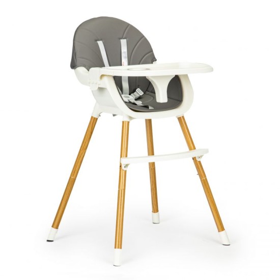 Maitinimo kėdutė Ecotoys Grey New 2in1