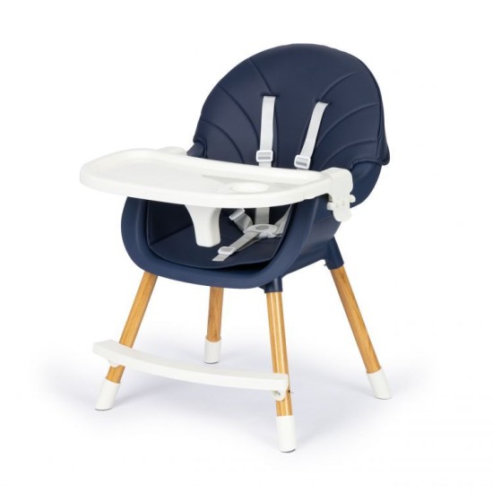 Maitinimo kėdutė Ecotoys Dark Blue New 2in1