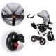 Vaikiškas triratukas Ecotoys GREY New