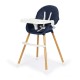 Maitinimo kėdutė Ecotoys Dark Blue New 2in1