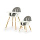 Maitinimo kėdutė Ecotoys Grey New 2in1
