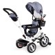 Vaikiškas triratukas Ecotoys GREY New 2