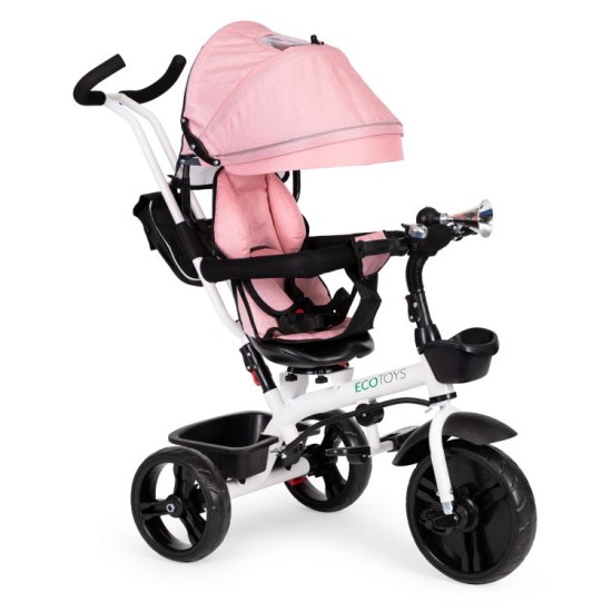 Vaikiškas triratukas Ecotoys Pink New