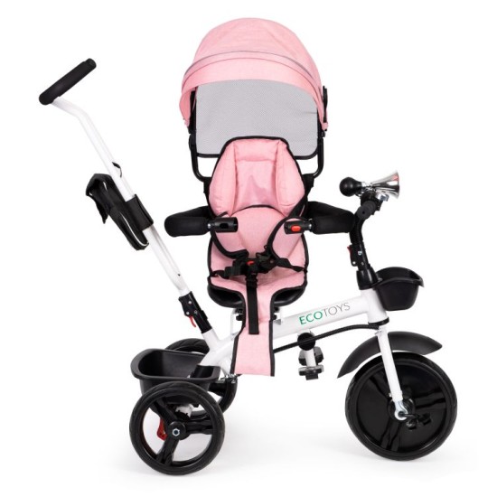 Vaikiškas triratukas Ecotoys Pink New