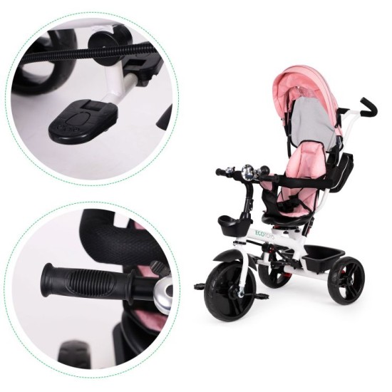 Vaikiškas triratukas Ecotoys Pink New
