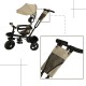 Vaikiškas triratukas TRIKE FIX LITE V2, Kreminis