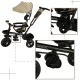 Vaikiškas triratukas TRIKE FIX LITE V2, Kreminis