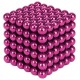 Magnetiniai rutuliukai 216 vnt. 3mm. "Rožiniai"