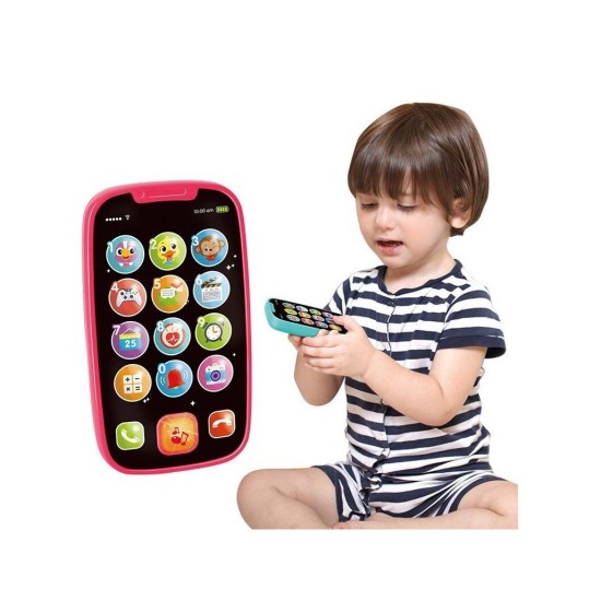 Žaislinis muzikinis telefonas Smartphone Hola Rose