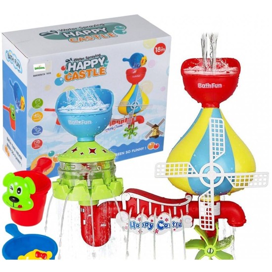 Vonios žaisliukų rinkinys su piltuvėliu “ Happy Castle ” 