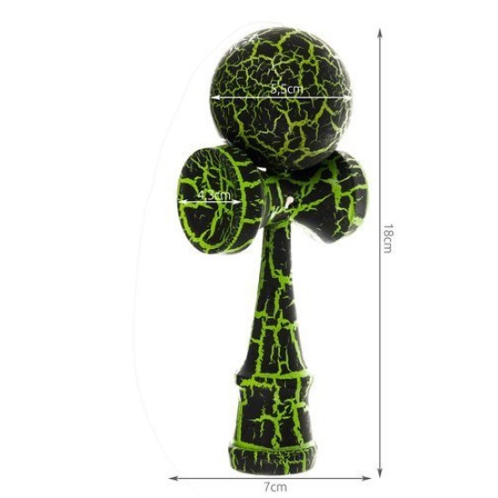 „KENDAMA“ Medinis įgūdžių žaidimas - žalias