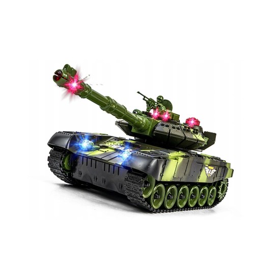 RC tankas su nuotolinio valdymo pultu