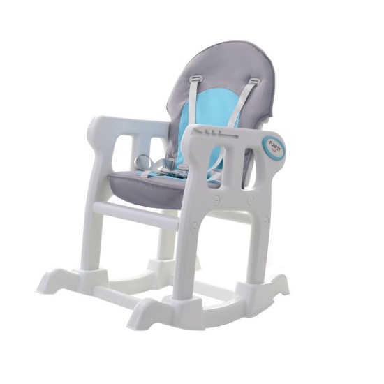Maitinimo Kėdutė-Transformeris 5*1 Funfit blue  grey